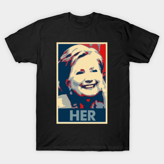 Hillary Rodham Clinton Political Parody T-Shirt by ThreadChef